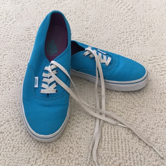 vans aqua blue